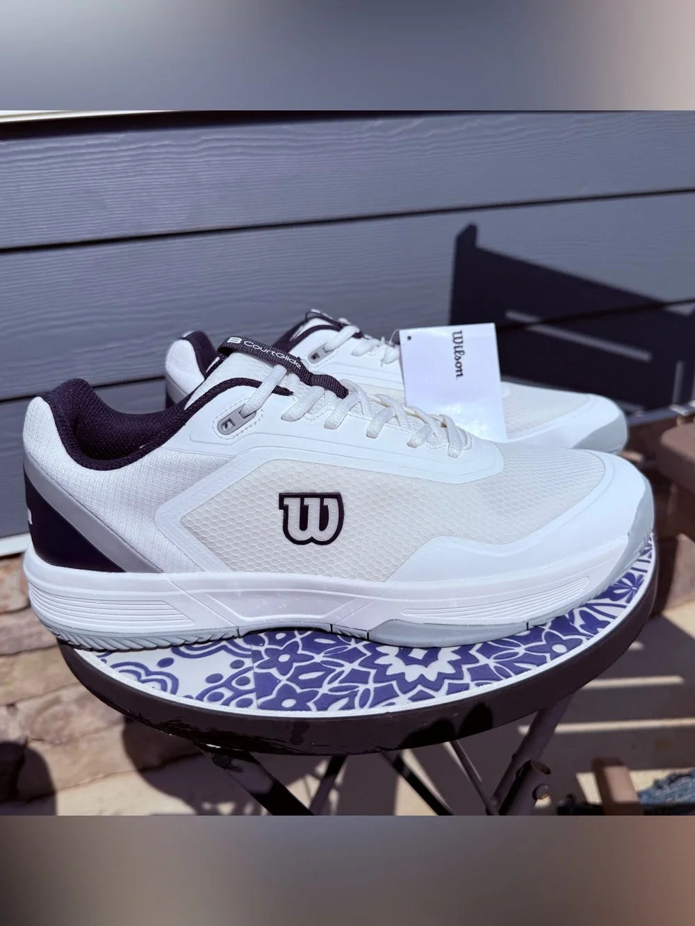 Wilson Men’s White Cushion Tennis Shoes Mens 11.5